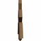 Ekena Millwork Davenport Rough Sawn Timber Gable Bracket, Western Red Cedar, 60"W x 22"H x 2"D x 6"F, 9/12 Pitch GBW060X22X0206DAV00RWR - alternate 4